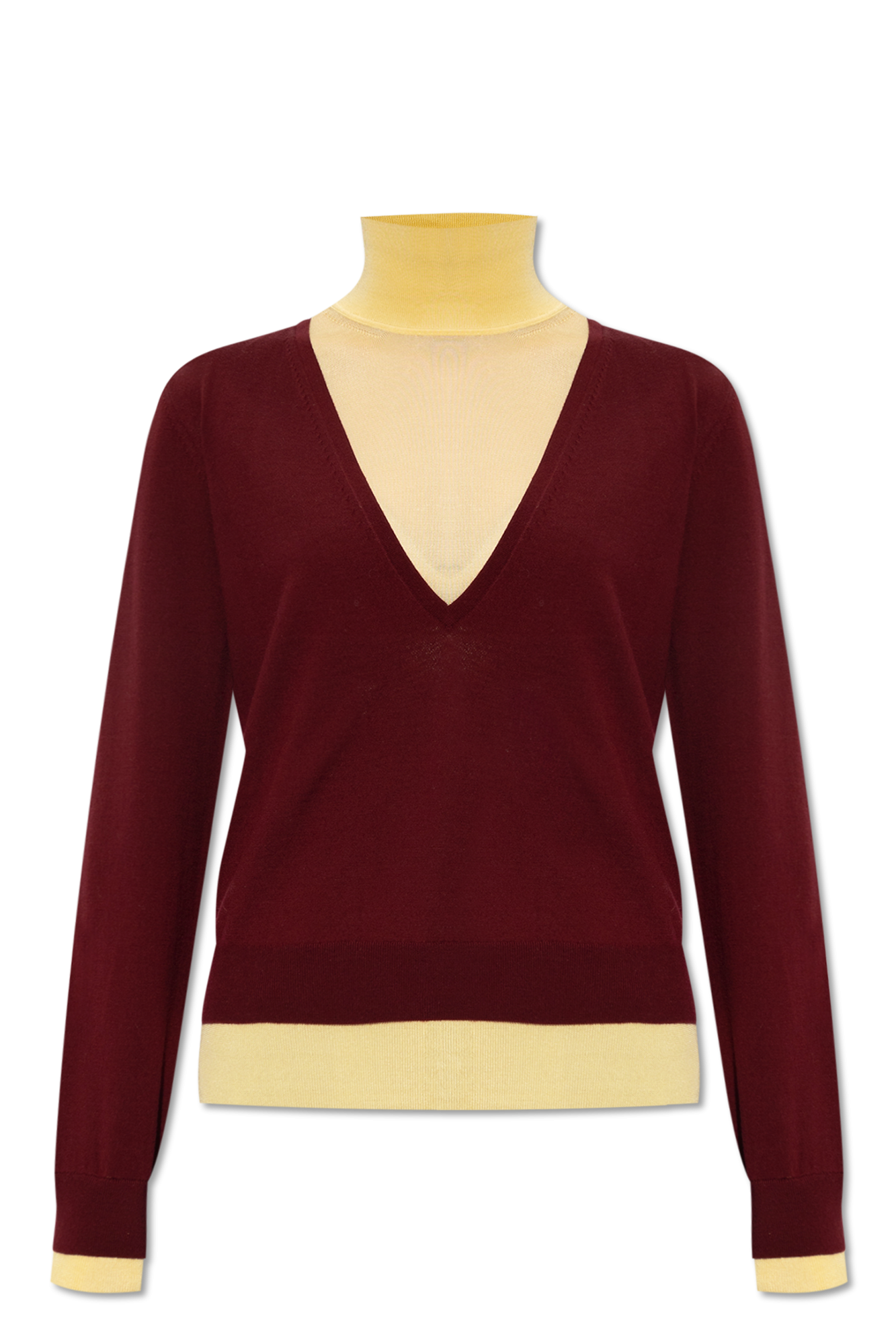 Women's mock layer on sale sweater